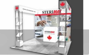 Hypitch Marketing Sterimax Trade Show Booth
