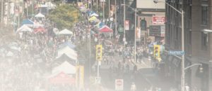 View of Street during Taste of the Kingsway Festival