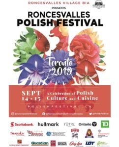 Roncesvalles Polish Festival Poster 2019