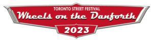 Wheels on the Danforth Logo 2023