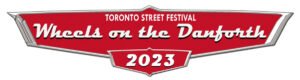 Wheels on the Danforth Logo 2023