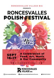 2023 Roncesvalles Polish Festival Poster